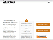 Tablet Screenshot of niksam.se